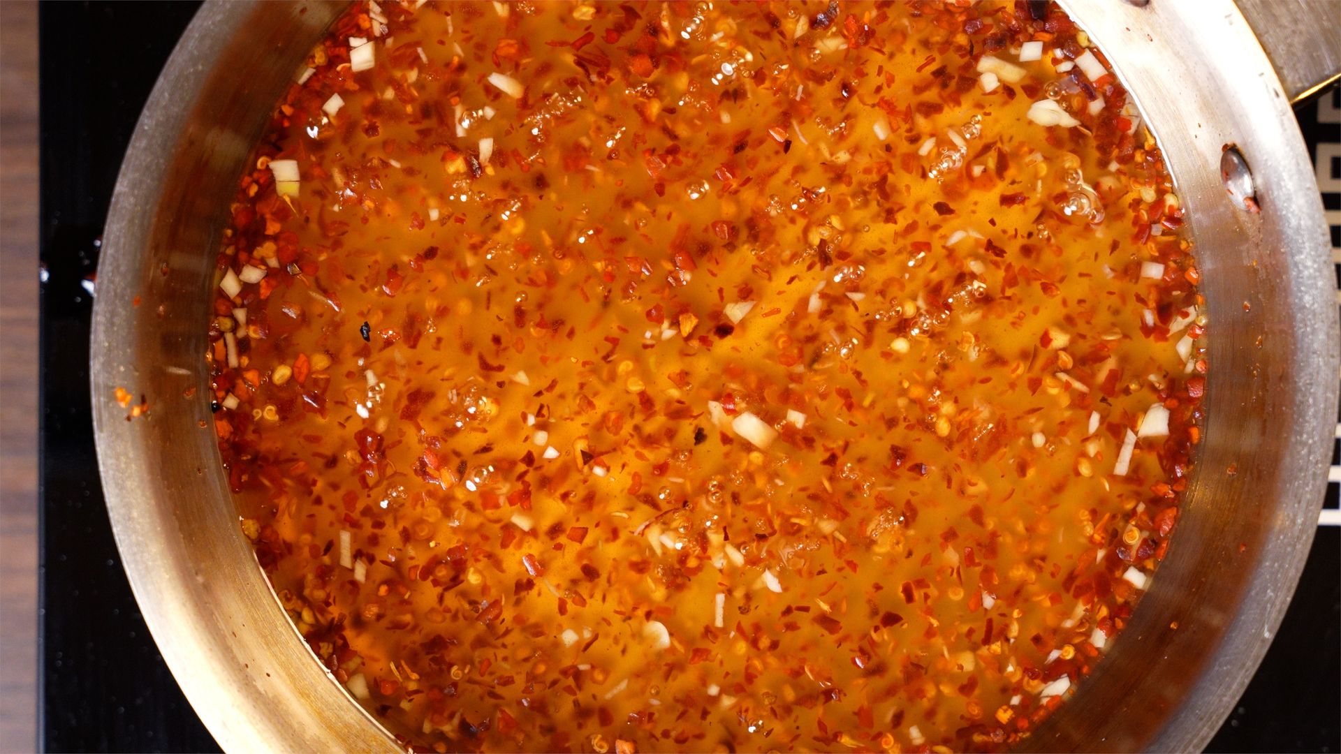 Homemade Sweet Chilli Sauce in bowl